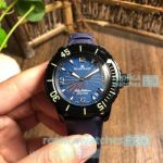 Copy Blancpain Fifty Fathoms Blue Dial Black Ceramic Bezel Watch